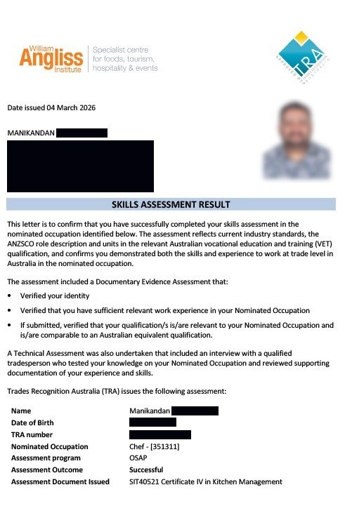 Skills Assessment Process